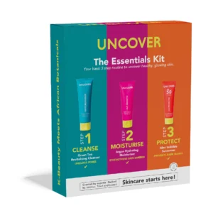Uncover Essentials Skincare Kit (Cleanser, Moisturizer, SPF)